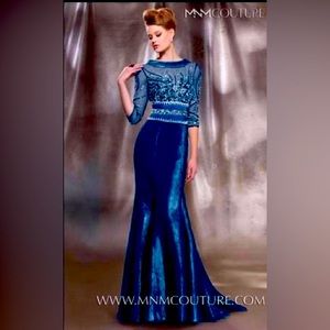 Evening gown by MNM couture. Never worn, brand new size 8/10.